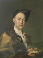 Porträt eines Malers, 1745-1755
